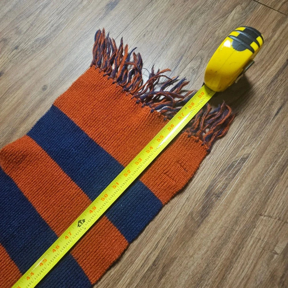 GAP Wool Striped Fringe Knit Scarf Winter Collegiate Ivy League‎ Streetwear